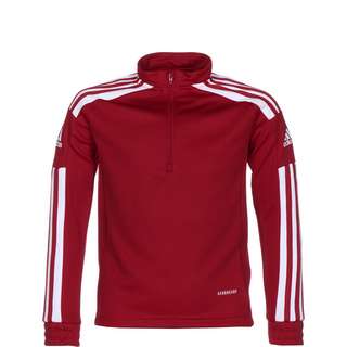 adidas Squadra 21 Funktionssweatshirt Kinder rot / weiß