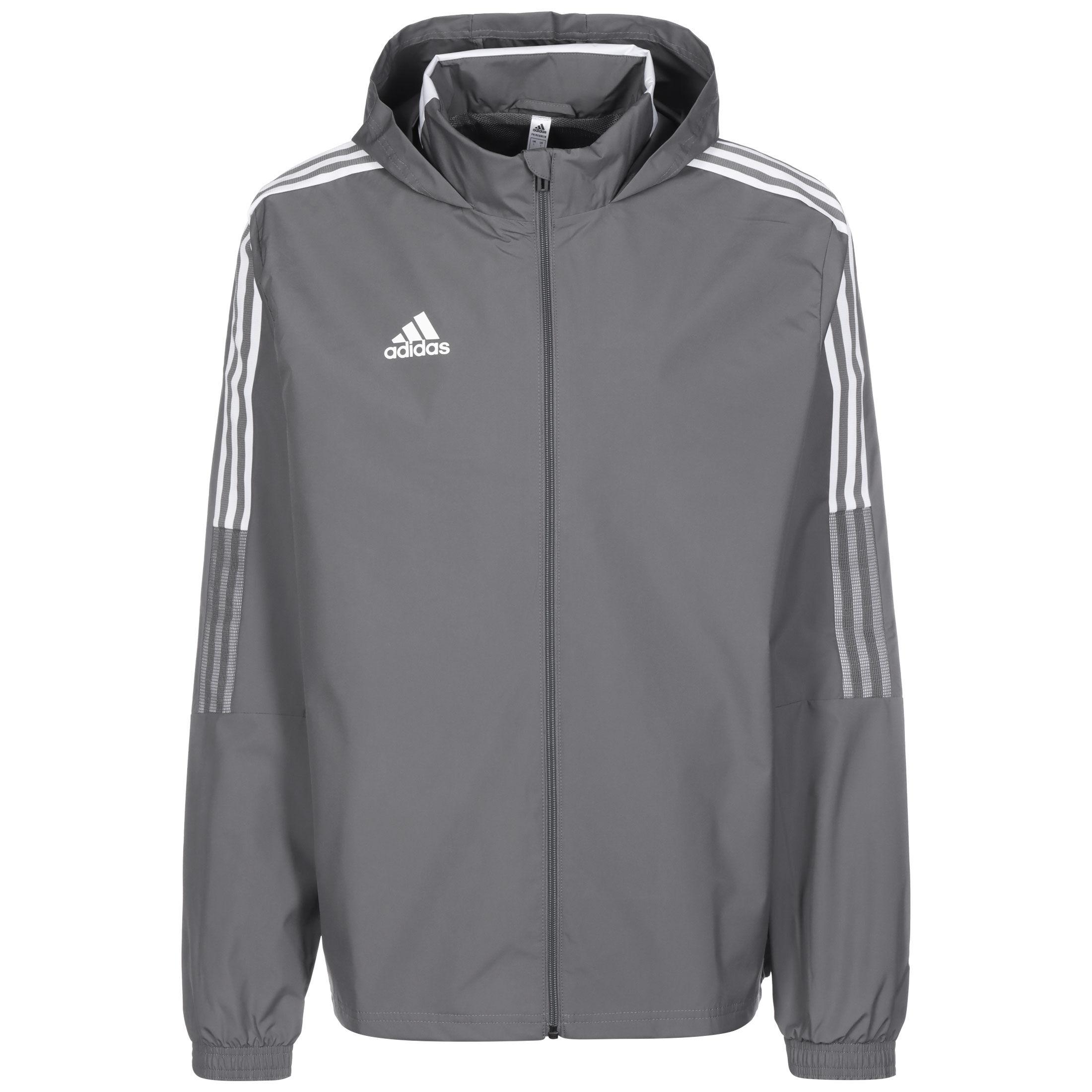 Adidas jacke cheap herren grau