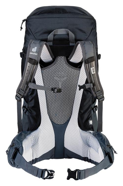 Rückansicht von Deuter Futura Pro 34 SL Wanderrucksack Damen black graphite