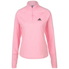 adidas 1/4 Zip Sweatshirt Damen rosa