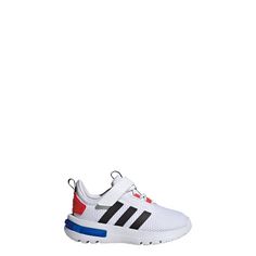 Rückansicht von adidas Racer TR23 Kids Schuh Sneaker Kinder Cloud White / Core Black / Bright Red
