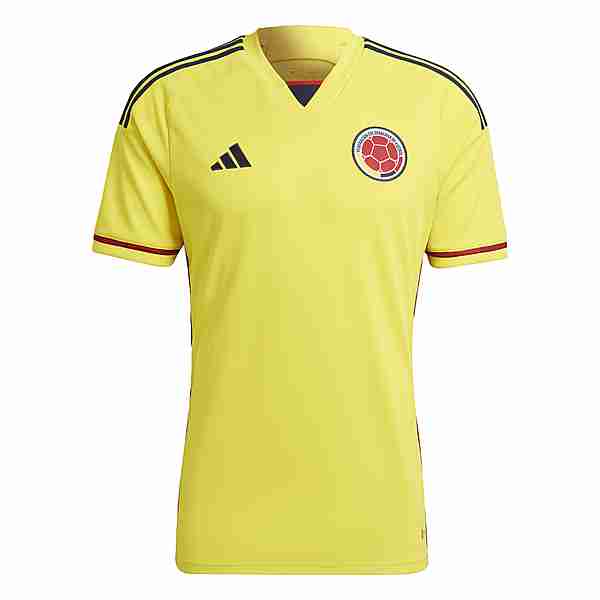 adidas Kolumbien 22 Heimtrikot Fußballtrikot Herren Bright Yellow