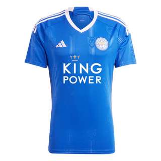 adidas Leicester City 23/24 Heimtrikot Fußballtrikot Herren Bold Blue