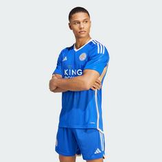 Rückansicht von adidas Leicester City 23/24 Heimtrikot Fußballtrikot Herren Bold Blue