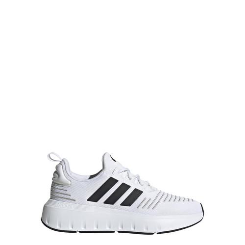 Rückansicht von adidas Swift Run Kids Schuh Sneaker Kinder Cloud White / Core Black / Grey Two