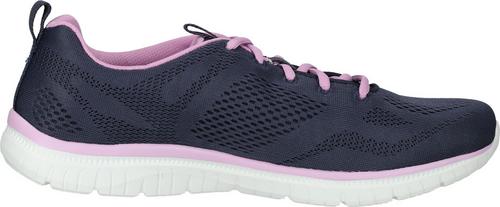 Rückansicht von Skechers Sneaker Sneaker Damen Blau/Pink