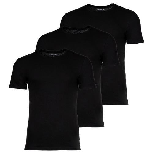 Rückansicht von Lacoste T-Shirt T-Shirt Herren Schwarz/Weiß