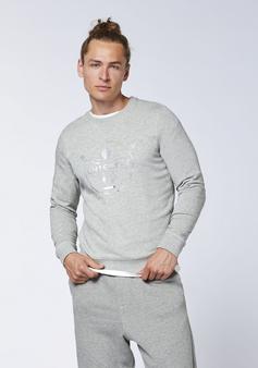 Rückansicht von Chiemsee Sweater Sweatshirt Herren M Gry/L Blu Dif