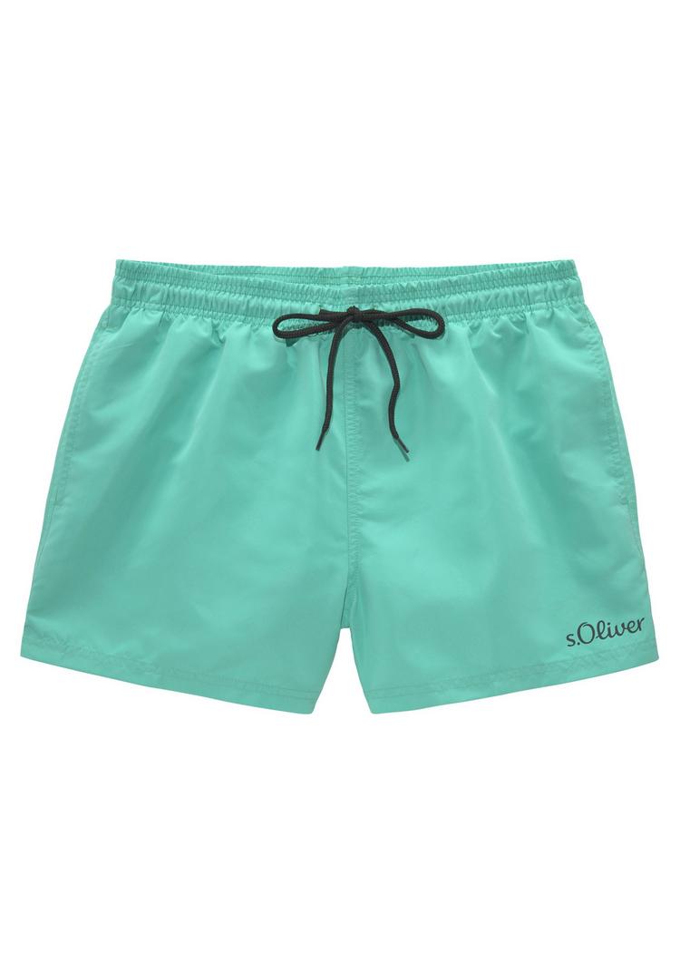 S.OLIVER S.OLIVER Badeshorts Badehose Herren - gr&uuml;n - 0 | SportScheck