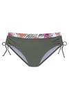 VENICE BEACH Bikini-Hose Bikini Hose Damen - wei&szlig; bedruckt