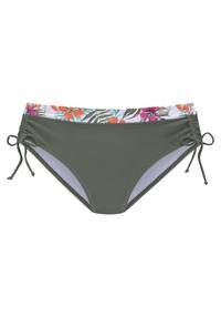 VENICE BEACH Bikini-Hose Bikini Hose Damen - wei&szlig; bedruckt