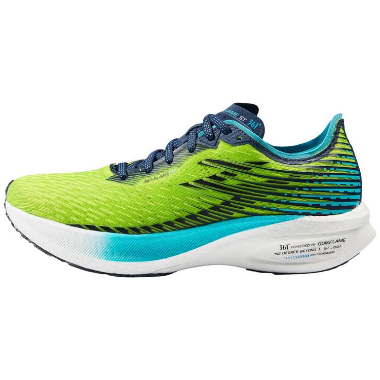 361 Degrees 361 Degrees Flame ST Laufschuhe Herren - lime punch-suba blue - 0 | SportScheck