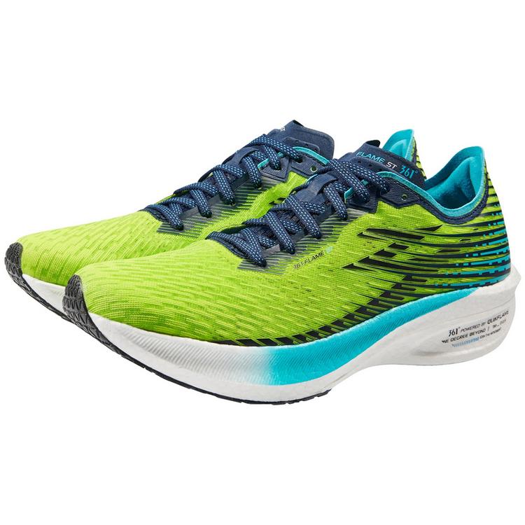 361 Degrees 361 Degrees Flame ST Laufschuhe Herren - lime punch-suba blue - 0 | SportScheck