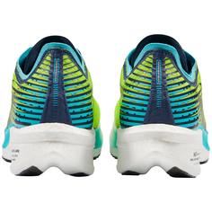 Rückansicht von 361 Degrees Flame ST Laufschuhe Herren lime punch-suba blue