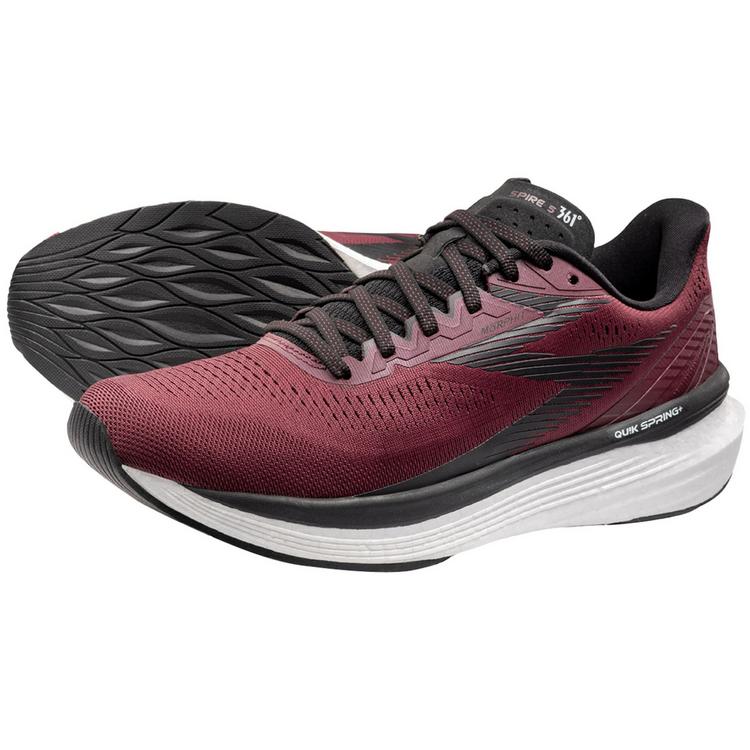 361 Degrees 361 Degrees Spire 5 Laufschuhe Damen - dark cherry-black - 4 | SportScheck