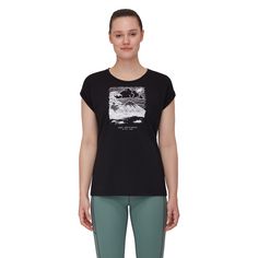 Rückansicht von Mammut Mountain Fujiyama T-Shirt Damen black