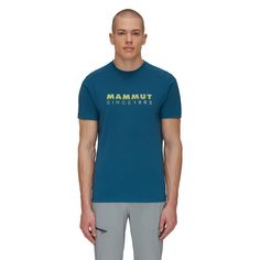 Rückansicht von Mammut Trovat Logo T-Shirt Herren deep ice