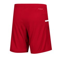 Rückansicht von adidas Team 19 Knitted Short Kids Fußballshorts Kinder rotweiss