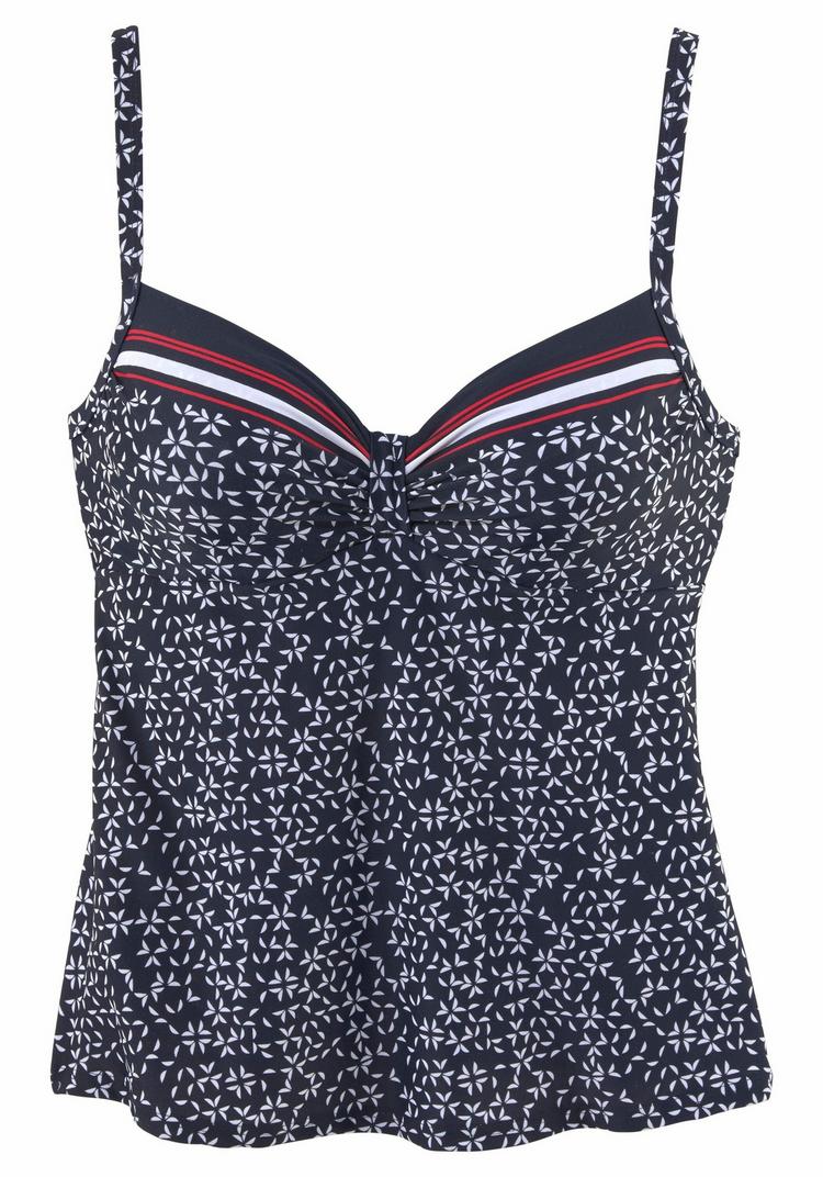 Lascana Lascana B&uuml;gel-Tankini-Top Bikini Oberteil Damen - marine-bedruckt - 3 | SportScheck