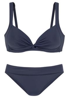 Lascana Triangel-Bikini Bikini Set Damen marine