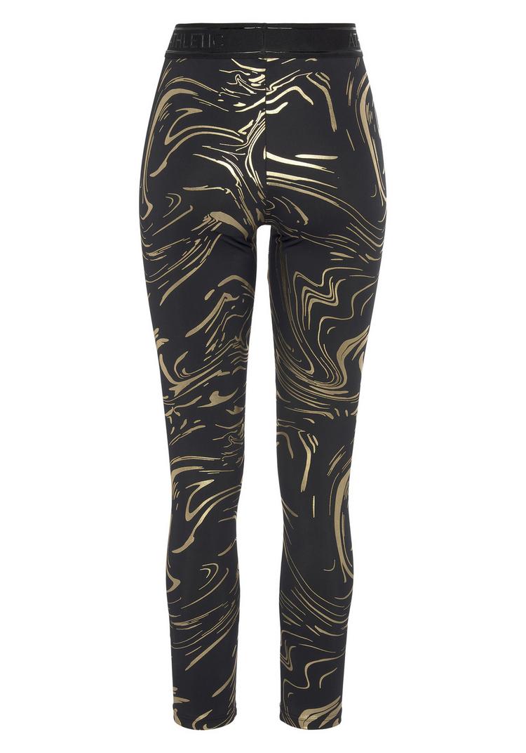 LASCANA Active LASCANA Active Funktionsleggings Tights Damen - schwarz - gold - 0 | SportScheck