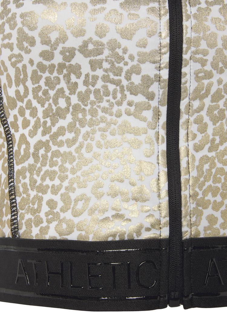 LASCANA Active LASCANA Active Crop-Top Croptop Damen - gold - wei&szlig; - 0 | SportScheck