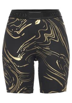 LASCANA Active Funktionsshorts Funktionsshorts Damen schwarz -goldfarben