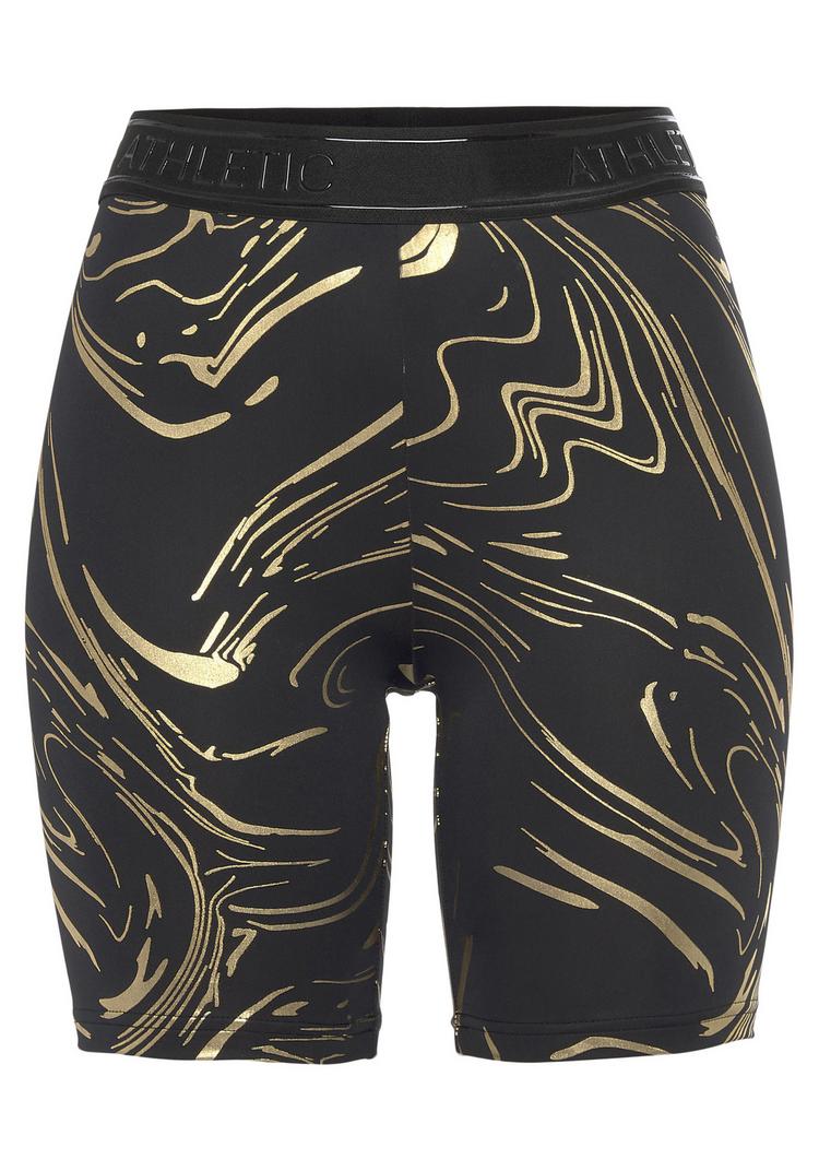 LASCANA Active LASCANA Active Funktionsshorts Funktionsshorts Damen - schwarz -goldfarben - 0 | SportScheck