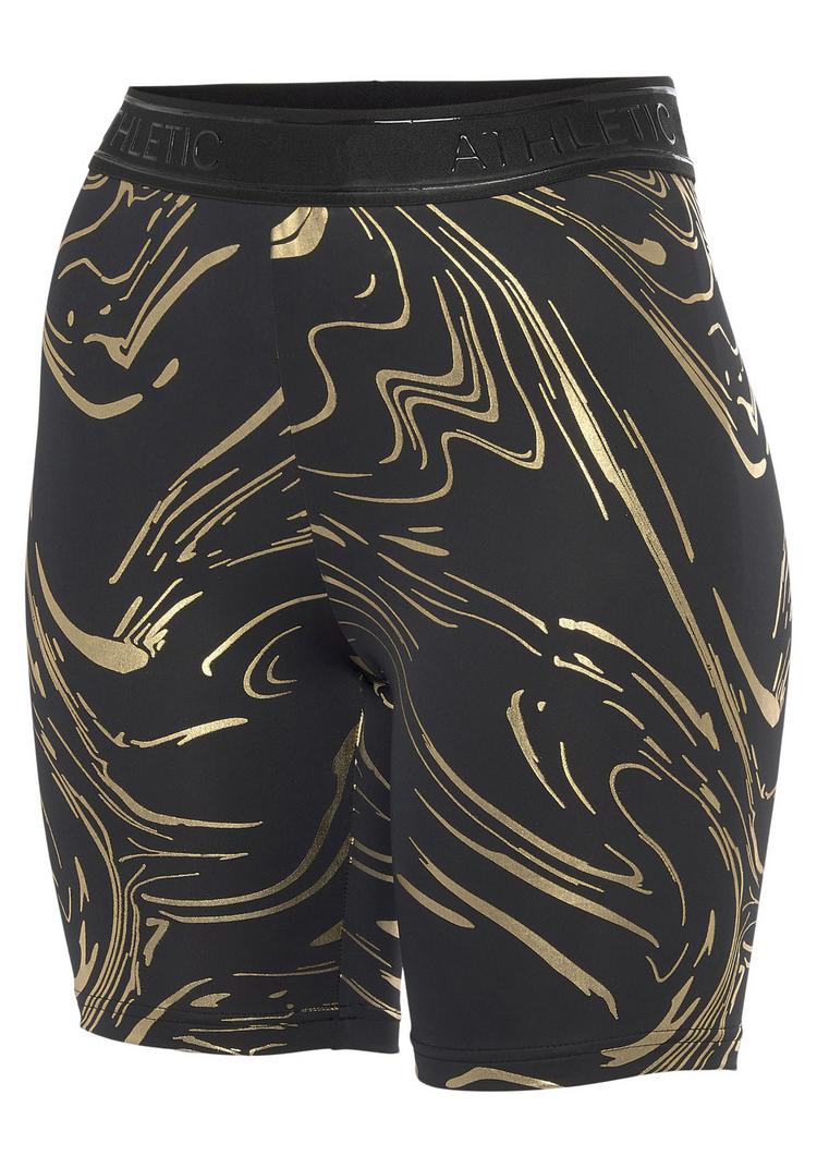 LASCANA Active LASCANA Active Funktionsshorts Funktionsshorts Damen - schwarz -goldfarben - 0 | SportScheck