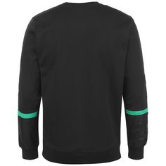 Rückansicht von UMBRO SV Werder Bremen Icon II Contrast Funktionssweatshirt Herren schwarz / grün