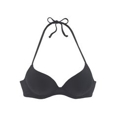 Lascana Push-Up-Bikini-Top Bikini Oberteil Damen schwarz