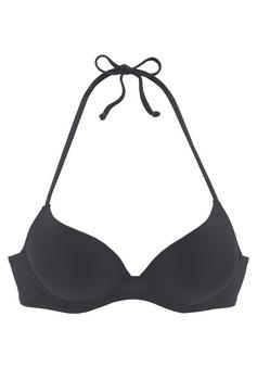 Lascana Push-Up-Bikini-Top Bikini Oberteil Damen schwarz