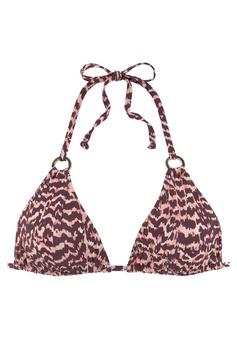 Lascana Triangel-Bikini-Top Bikini Oberteil Damen bordeaux