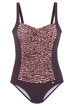Lascana Badeanzug Badeanzug Damen bordeaux