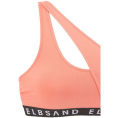 Rückansicht von ELBSAND Bustier-Bikini Bikini Set Damen lachs