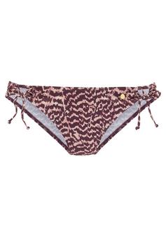 Lascana Bikini-Hose Bikini Hose Damen bordeaux bedruckt