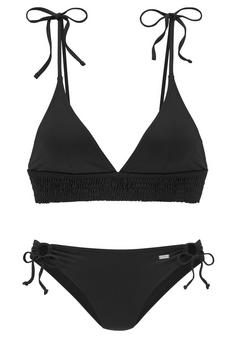 Buffalo Triangel-Bikini Bikini Set Damen schwarz