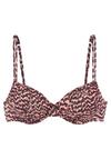 Lascana B&uuml;gel-Bikini-Top Bikini Oberteil Damen - bordeaux