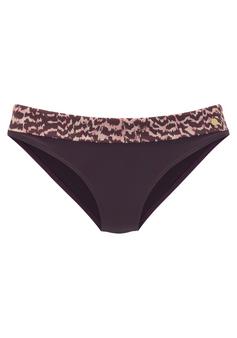 Lascana Bikini-Hose Bikini Hose Damen bordeaux bedruckt