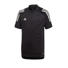 adidas Condivo 20 TR Shirt kurzarm Kids Dunkel Fußballtrikot Kinder schwarz