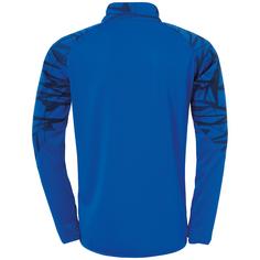 Rückansicht von Uhlsport GOAL 25 1/4 ZIP TOP Funktionssweatshirt Kinder azurblau/marine