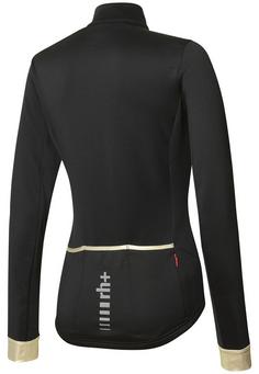 Rückansicht von RH+ Code W Jacket Fahrradjacke Damen black-gold