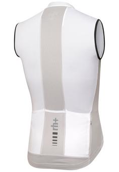 Rückansicht von RH+ New Primo Sleeveless Jersey Fahrradtrikot Herren white-inuit white-black