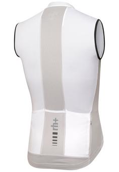 Rückansicht von RH+ New Primo Sleeveless Jersey Fahrradtrikot Herren white/inuit white/black