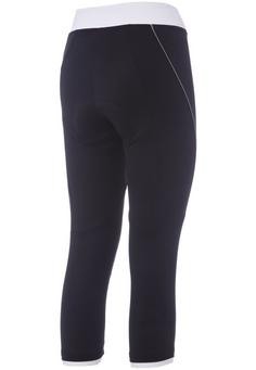 Rückansicht von RH+ Pista W Knicker 3/4-Fahrradtights Damen black/white