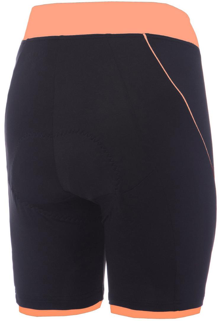 RH+ RH+ Pista W Short Fahrradtights Damen - black-apricot - 0 | SportScheck