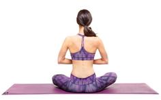 Rückansicht von YOGISTAR Sport-BH Damen violett