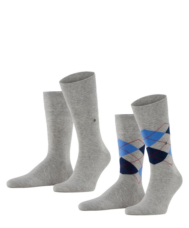 Burlington Burlington Everyday Mix SO 2-Pack Socken Herren - light grey (3400) - 0 | SportScheck