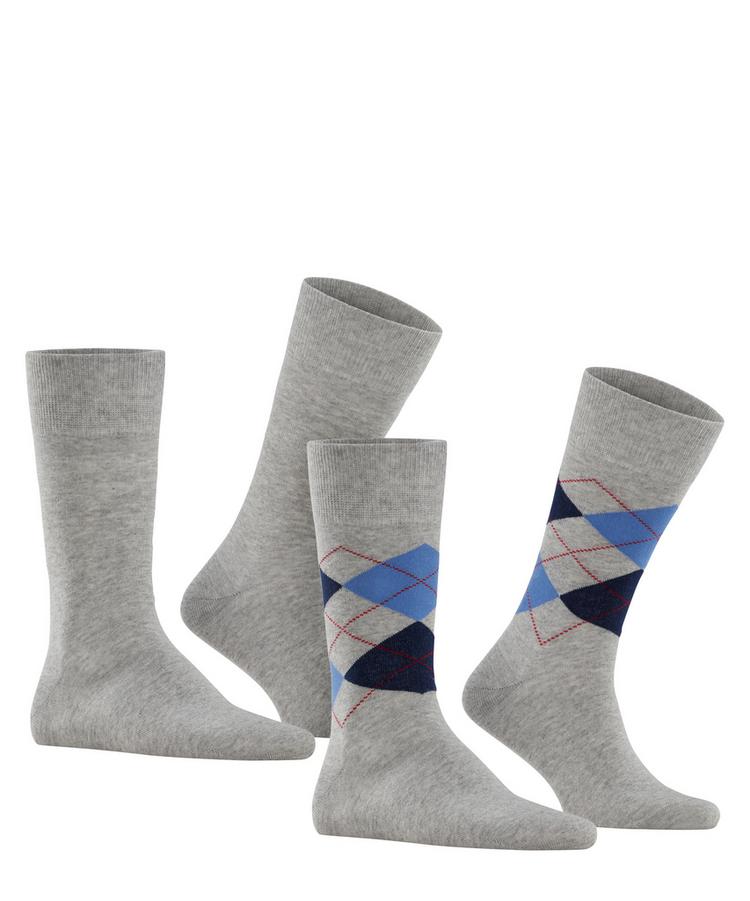 Burlington Burlington Everyday Mix SO 2-Pack Socken Herren - light grey (3400) - 0 | SportScheck