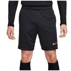 Nike Dri-FIT Academy Fußballshorts Herren schwarz / rot